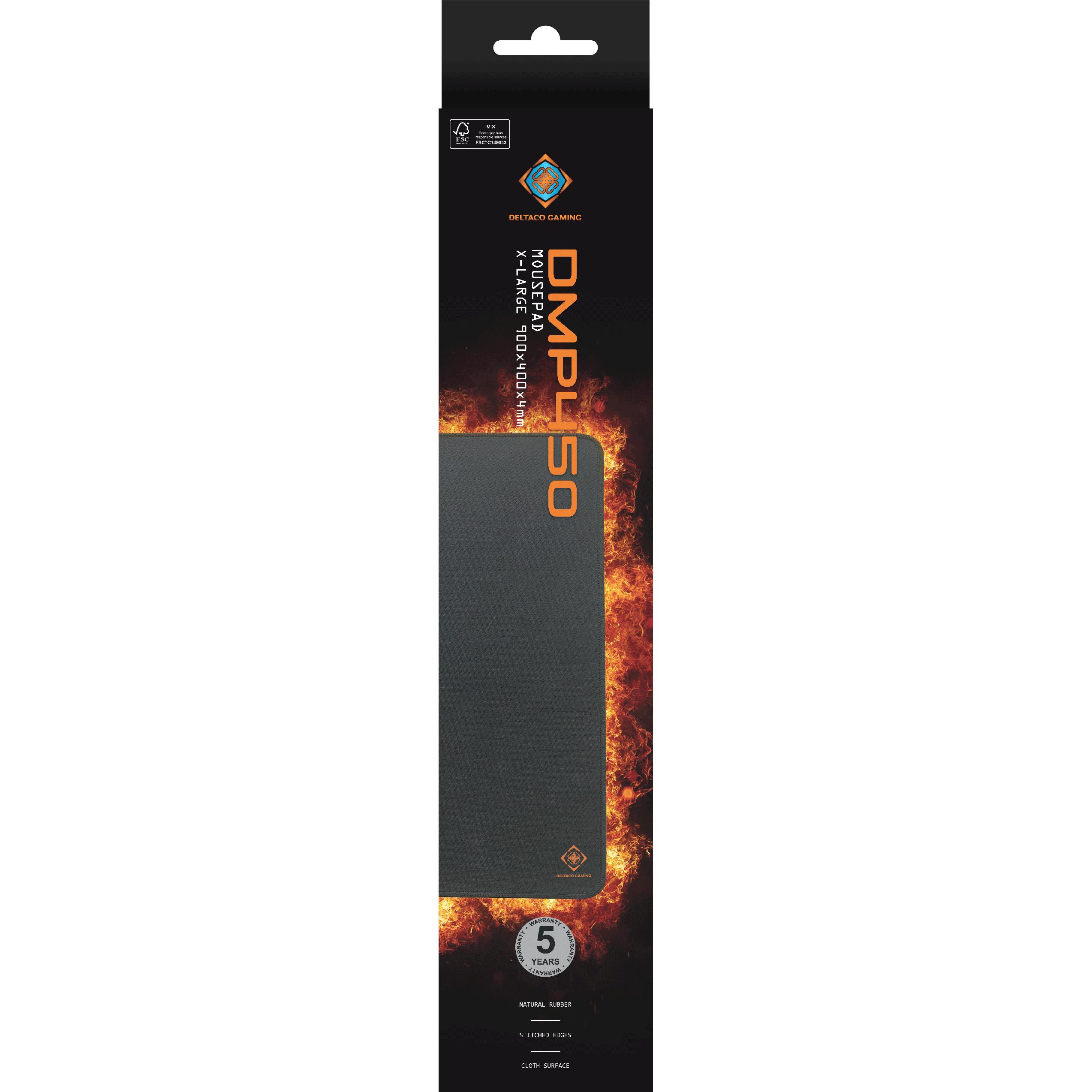 Thumbnail - Deltaco Gaming DMP450 (XL), Mausmatte, Schwarz