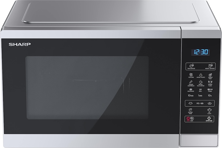 Produktbild Sharp YC-MG252AE-S Mikrowelle & Grill (25 l)