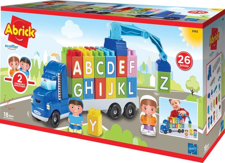 Actual product image Abrick Truck with crane and letters