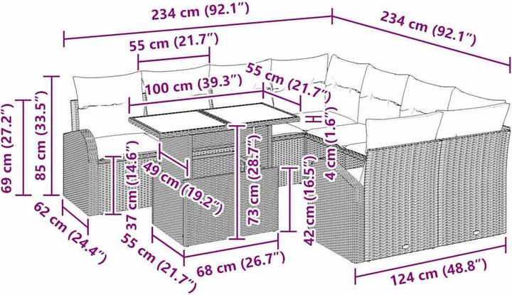 Produktbild vidaXL Harper
