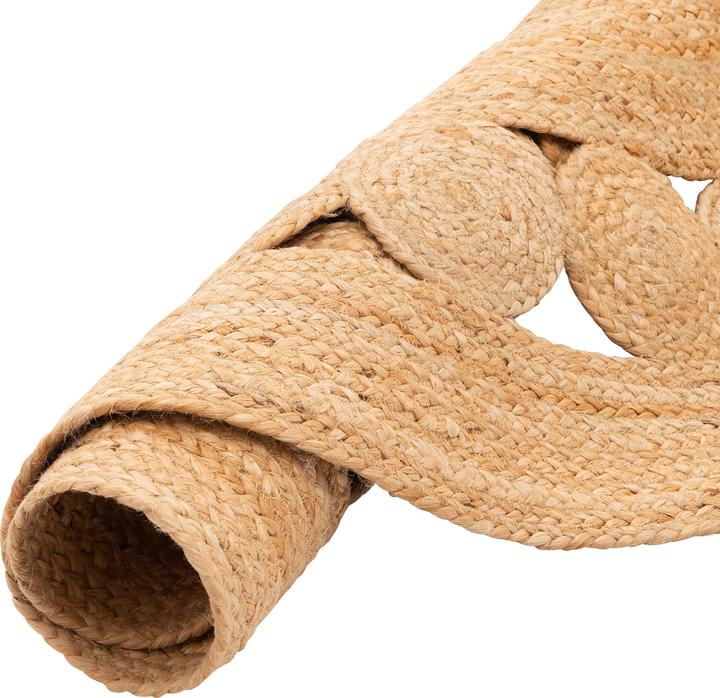 Produktbild Pergamon Naturfaser Teppich Jute Salsa Trend Rund (200x200 cm)