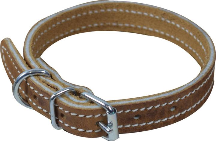 Produktbild Ronzon Legend Hundehalsband aus chromiertem Leder mit Naht (Hund, Allgemein)