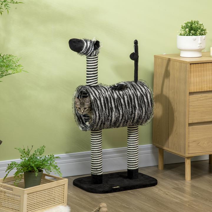Actual product image Jamb Scratching post (93 cm, Black and white)