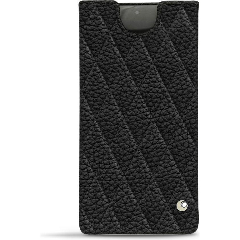 Noreve Lederschutzhülle (Samsung Galaxy Note 10+), Smartphone Hülle, Schwarz