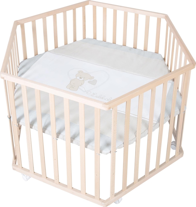Image du produit Roba Parc hexagonal Liebhabär (119 cm, 103.50 cm, Panneau de bois MDF)