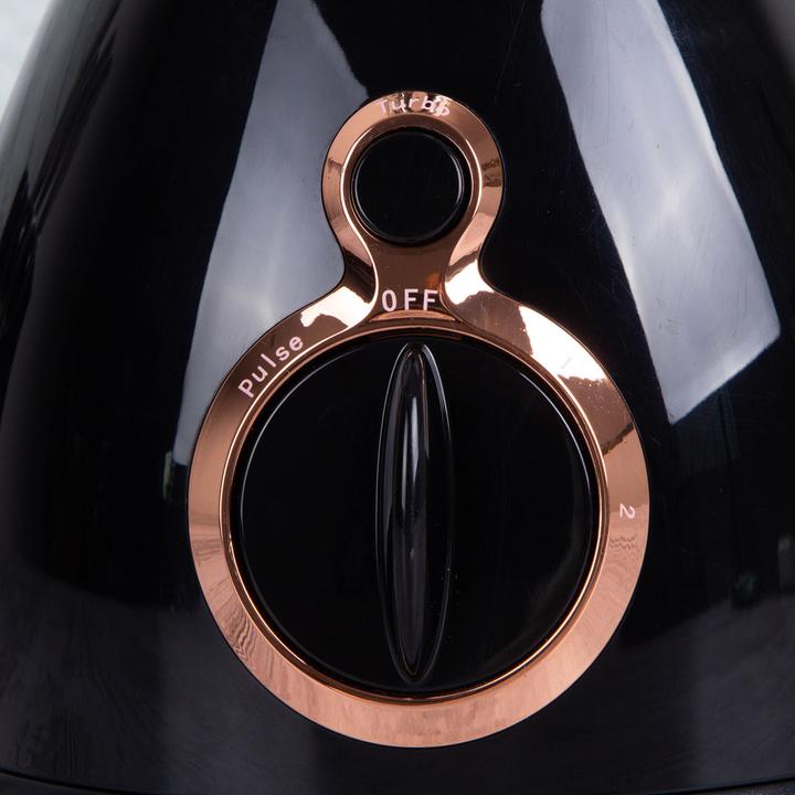 Produktbild BerlingerHaus Standmixer, 1,5 L, Glaskrug, schwarz-rosÃ©gold, 600 W (600 W)