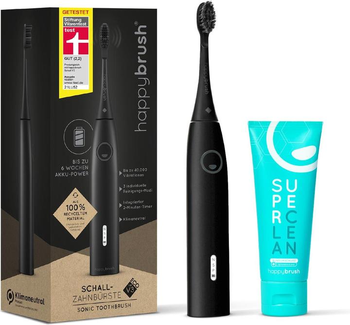 Actual product image happybrush StarterKit Schall Vibe 3 (Sonic toothbrush)