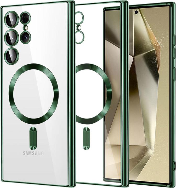 Produktbild Techsuit - Luxury Crystal MagSafe - Samsung Galaxy S24 Ultra - Deep Green (Samsung Galaxy S24 Ultra)