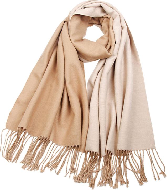Only-Bags.Store Kaschmirschal übergross Pashmina grosse warme Schals wickelt 2-tone für Herbst Winter