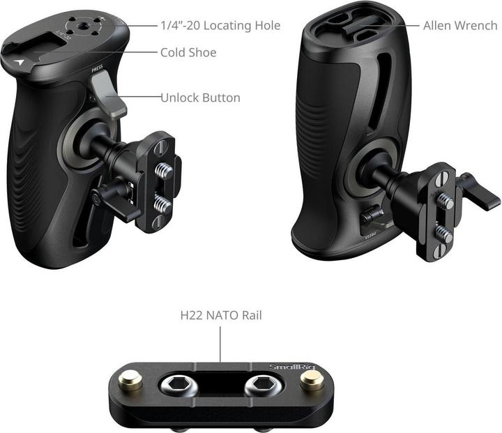 Actual product image SmallRig Rotating Side Handle