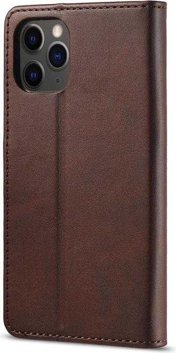 Actual product image Ueli Express iPhone 12 / iPhone 12 Pro book case Case genuine leather with card slot brown (Apple iPhone 12 Pro, Apple iPhone 12)