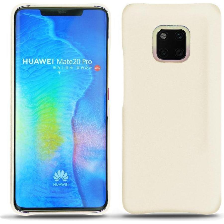 Thumbnail - Noreve Lederschutzhülle (Huawei Mate 20 Pro), Smartphone Hülle, Weiss