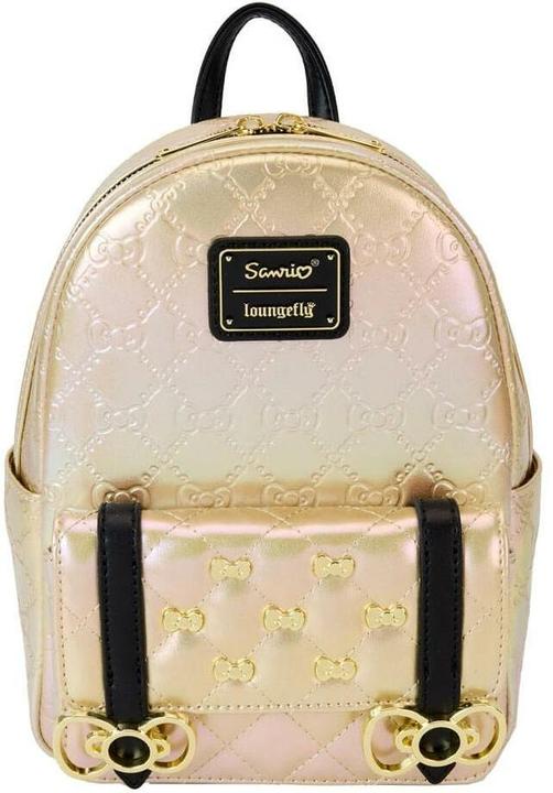 Actual product image Loungefly Hello Kitty 50th Anniversary by Mini Backpack Metallic Gold