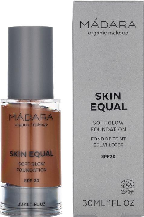 Actual product image Madara Organic Skincare Skin Equal Soft Glow Foundation SPF15 30ml Chestnut (#90, Chestnut)