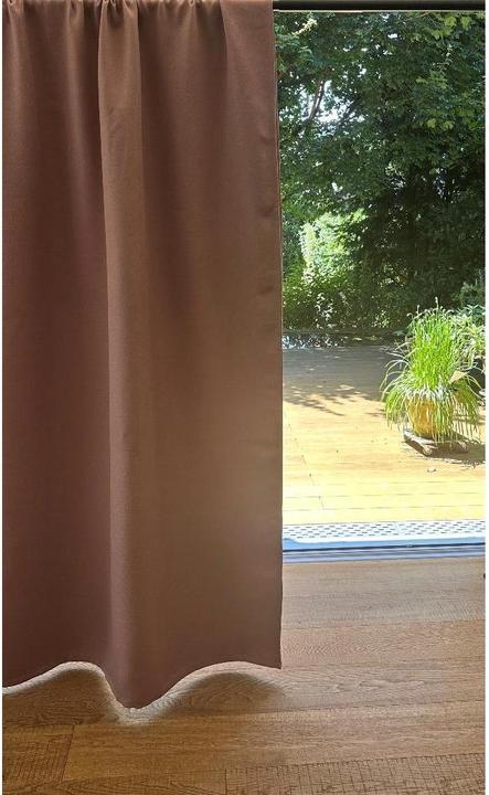 Actual product image Stotz Decor Blackout curtain with pleated tape Mira 140 cm x 260 cm (140 x 260 cm)