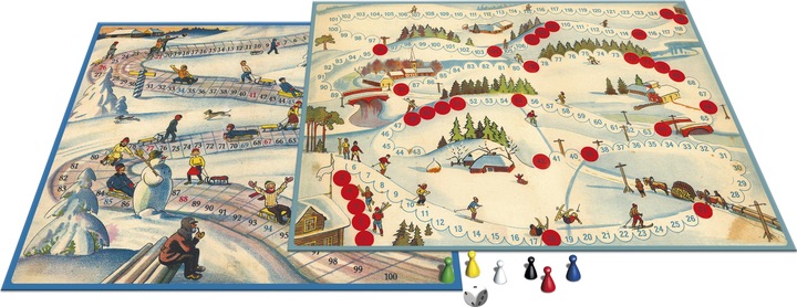 Produktbild Selecta Spielzeug Brettspiel Spiele aus der Vergangenheit - Rodel-/Skiclub