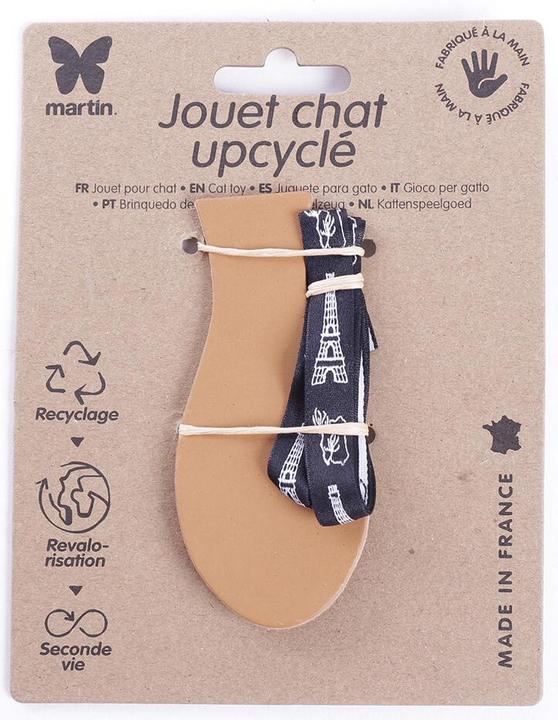 Produktbild Martin Kattenspeelgoed Christophe Gerecycled Assorti - 70X9X0,5 Cm (Spielangel Katze)