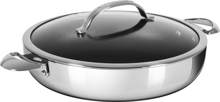 Scanpan HaptIQ sauteerpan met glasdeksel 32 cm (Frying pan, Aluminium, Stainless steel, 32 x 10.50 cm)