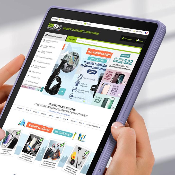 Productafbeelding Samsung Tab A8 Clear Edge Cover lavendel (Samsung Galaxy Tab A8)