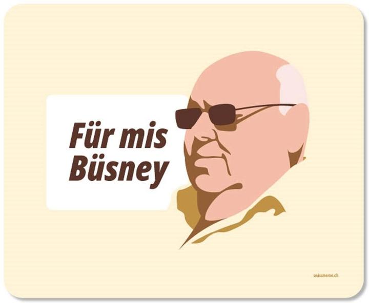 Actual product image SwissMeme Büsney mouse mat