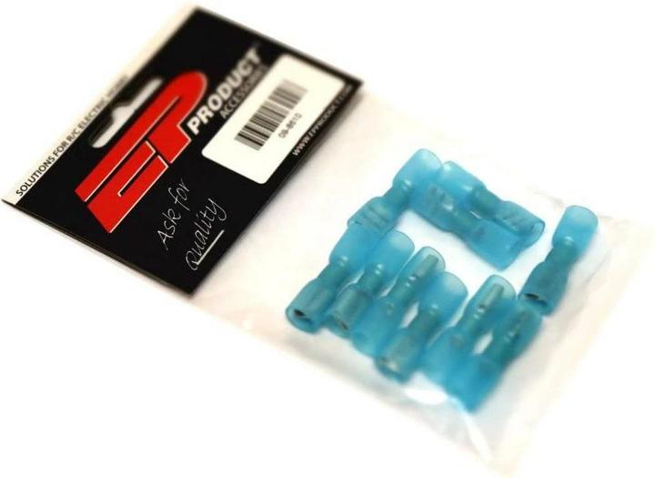 Actual product image EP Flat connector sleeve WP 6.3 x 0.8 mm, female, blue, 10 pcs.