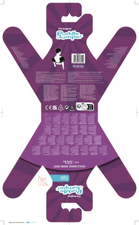 Actual product image Bestway Puddle Jumper® buoyancy aid Little whale with textile cover, 2-6 years