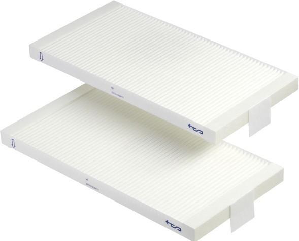 Stiebel Eltron 2 tappetini filtranti FMK F7-2 ZUL per il sistema di ventilazione LWZ 5 S Smart (filtro F7: filtro