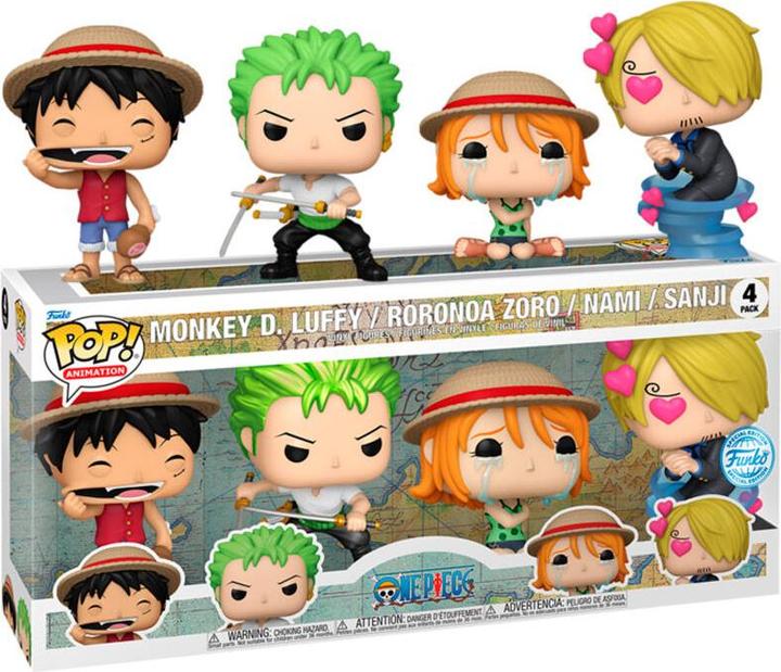 Produktbild Funko POP One Piece Exclusive 4er Pack