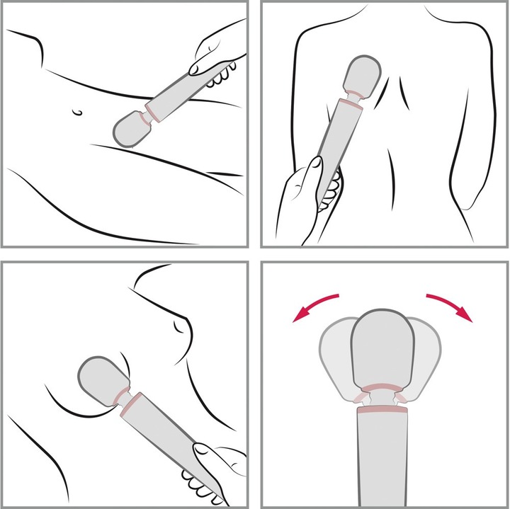 Productafbeelding Le Wand Oplaadbaar massageapparaat Magenta