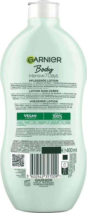 Actual product image Garnier Intensive 7 days (Body milk, 400 ml)
