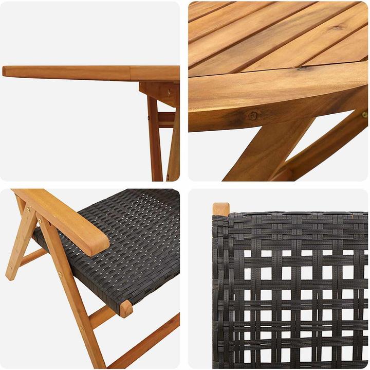 Produktbild vidaXL Garten Essgruppe (160 x 85 x 75 cm)