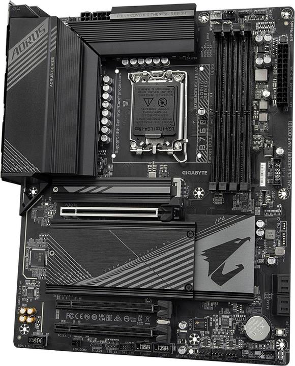 Image du produit Gigabyte MB B760 AORUS ELITE AX (B760,S1700,ATX,Intel) (LGA 1700, Intel B760, ATX)