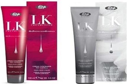 Produktbild Lisap LK OPC Cremehaarfarbe 7/72 mittelblond beige asch (Blond, Beige)