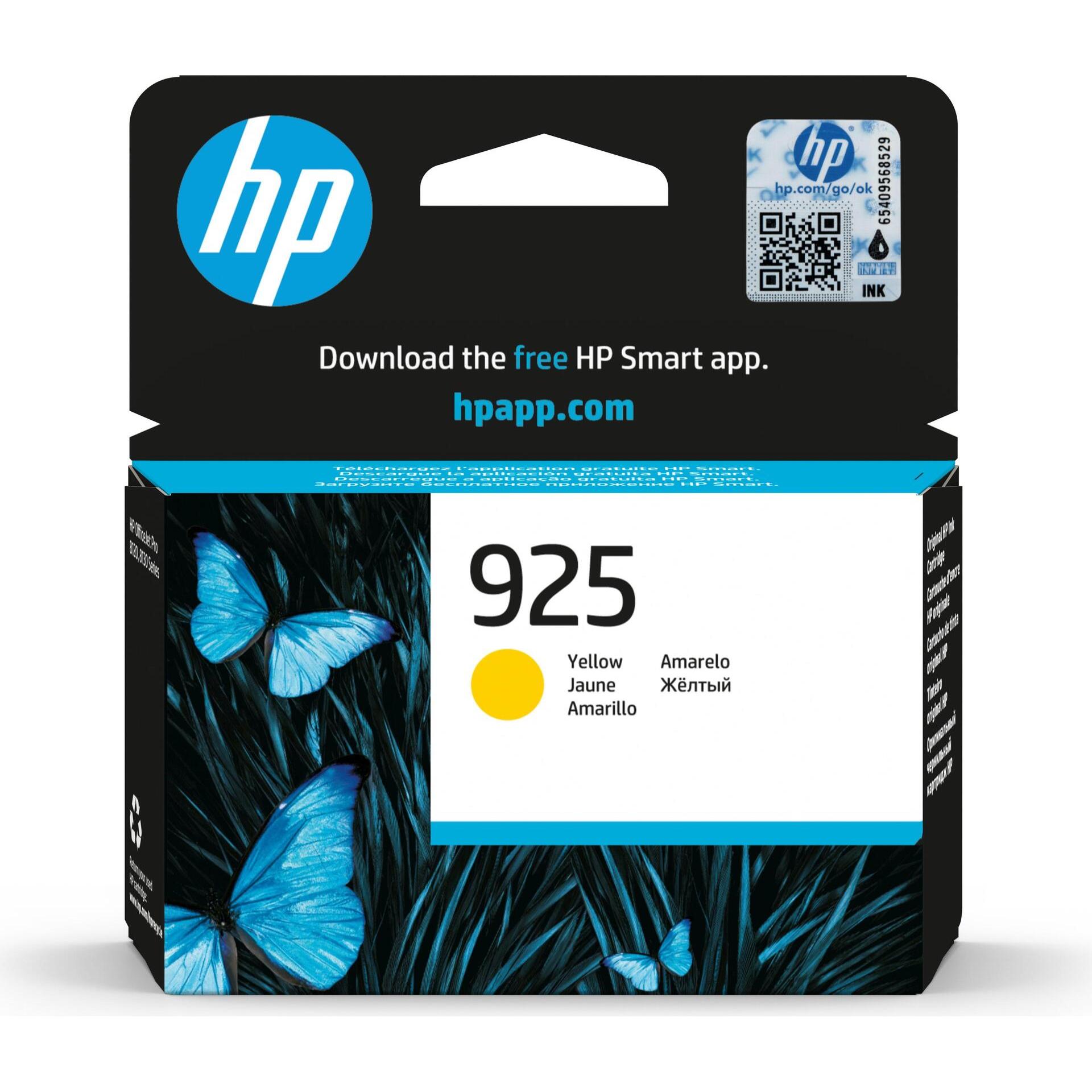 HP, Druckerpatrone, 925 Yellow (Y)