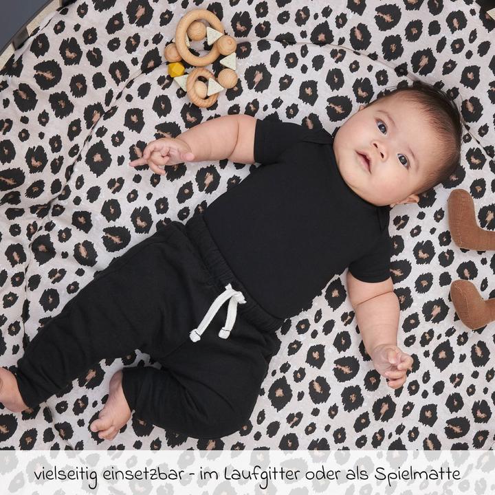 Actual product image Meyco Playpen insert rond Leopard sand melange
