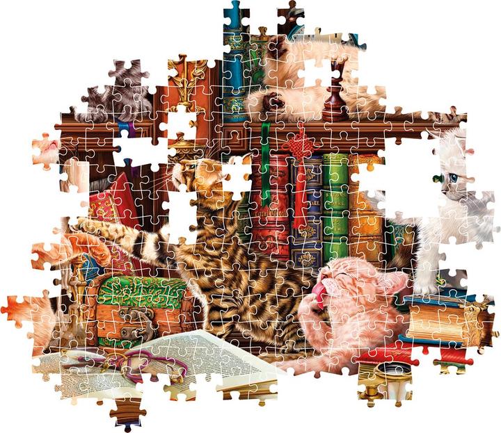 Productafbeelding Clementoni Puzzle Katzen Teilen (1000 onderdelen)