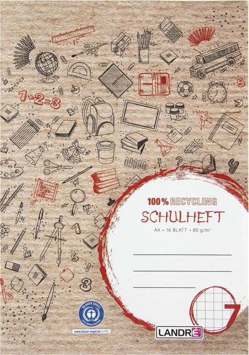 Immagine prodotto Landré Quaderno di riciclo A4 a 2 pieghe con cucitura a sella (A4)