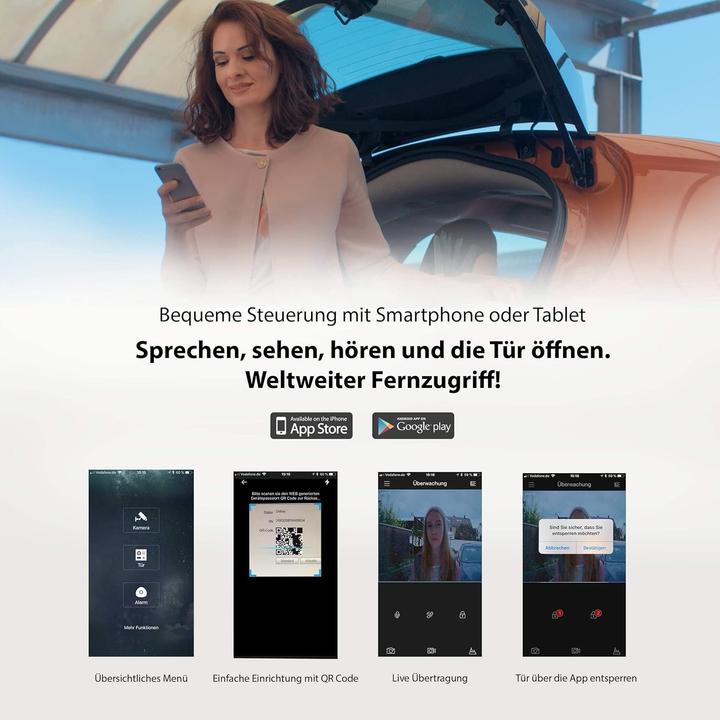 Produktbild Goliath Toys GOLIATH IP Video Türsprechanlage Unterputz Set für 1 Familienhaus