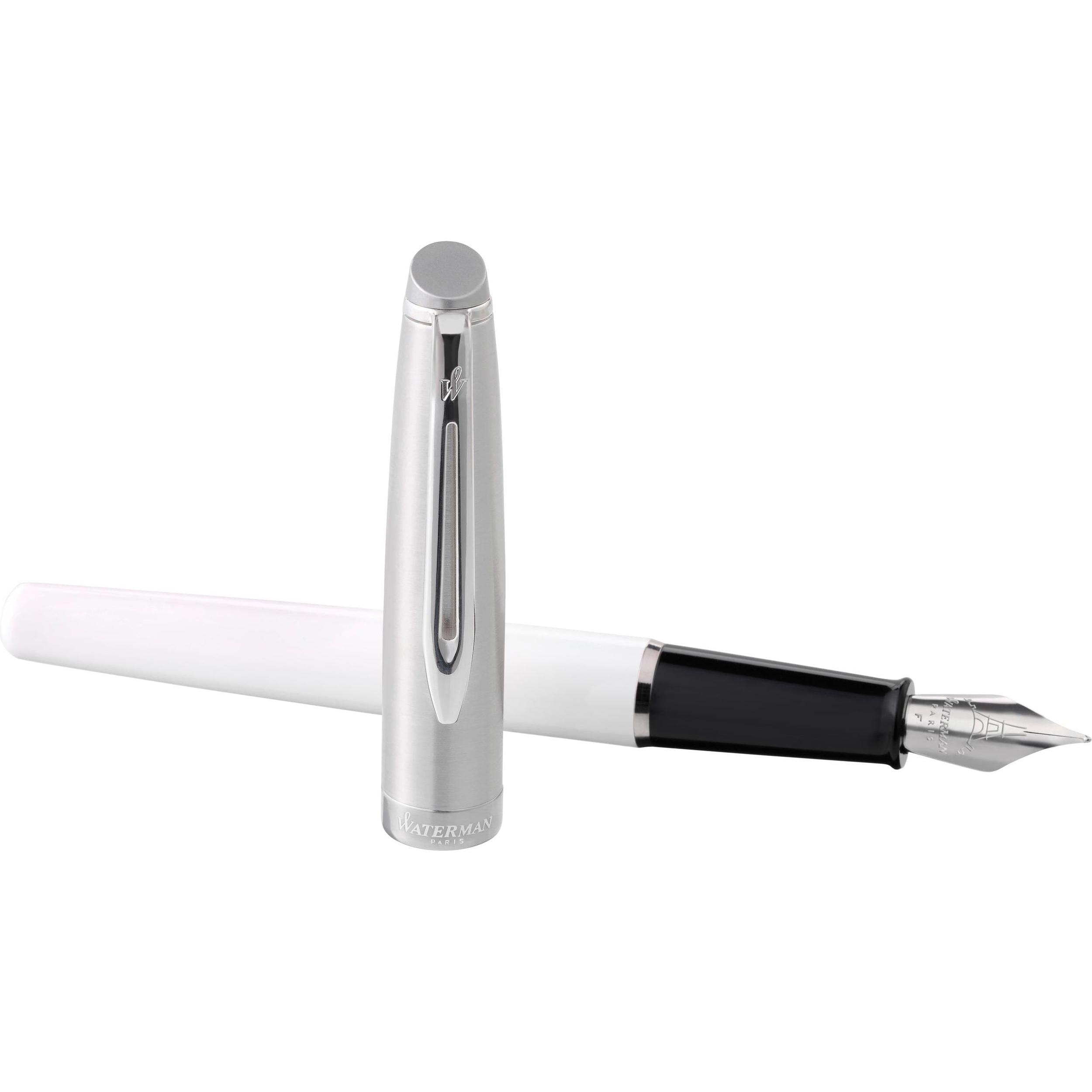 Waterman, Schreibstifte, Füllfederhalter Emblème Ivory C.C. M (Grau, 1 x)