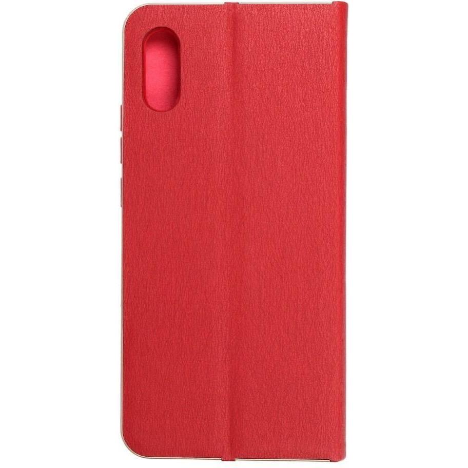 Forcell Book case OEM LUNA Book Gold for XIAOMI Redmi 9AT / Redmi 9A red (Xiaomi Redmi 9A), Cover smartphone, Oro