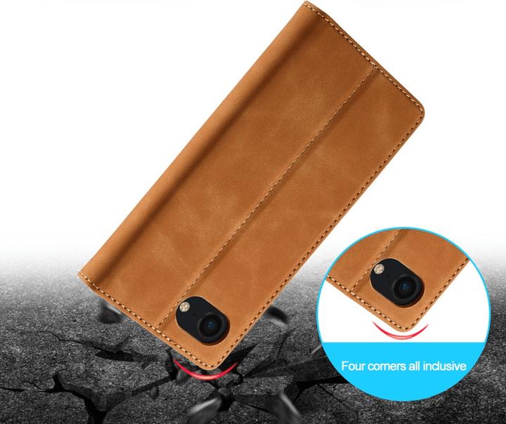 Produktbild LC.Imeeke iPhone 16e - Flip Case Vintage (Apple iPhone 16e)