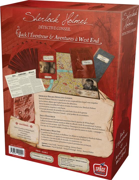Image du produit Asmodée Jack L'éventreur Aventures À West End (Français, 1 - 8 Joueur)