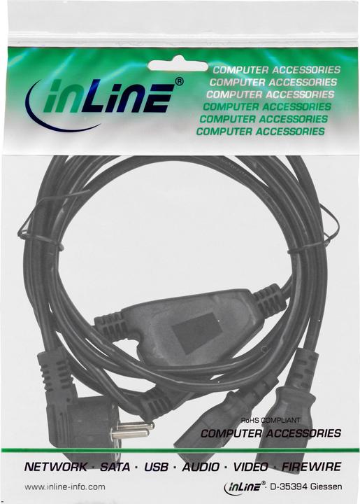 Image du produit InLine Câble d'alimentation en Y (1 m)