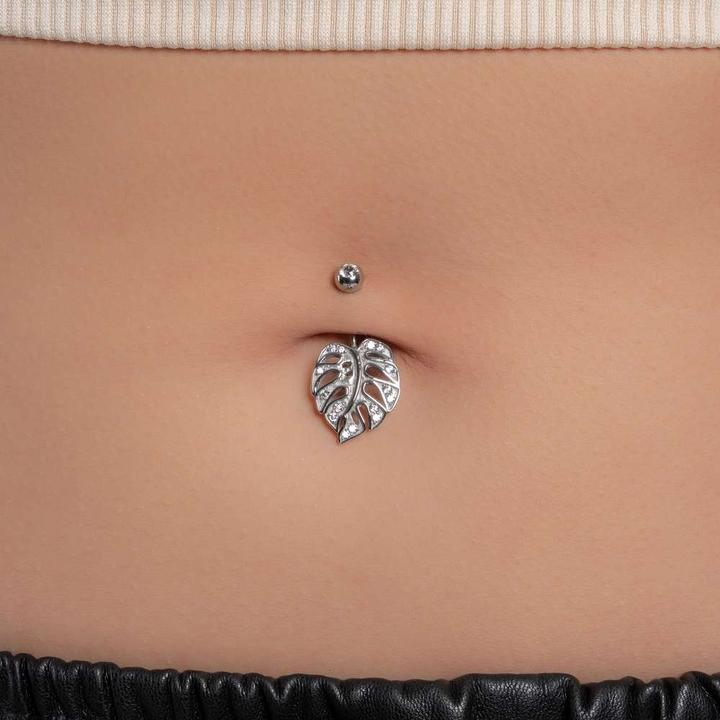 Image du produit Bijouteria Piercing nombril (Cristallin, Acier chirurgical 316L)