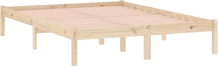 Actual product image vidaXL Bett ohne Matratze Kiefer (137 x 190 cm)