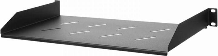 Actual product image Stalflex Rack Shelf 19" 1U Black RSF19-1U-270B