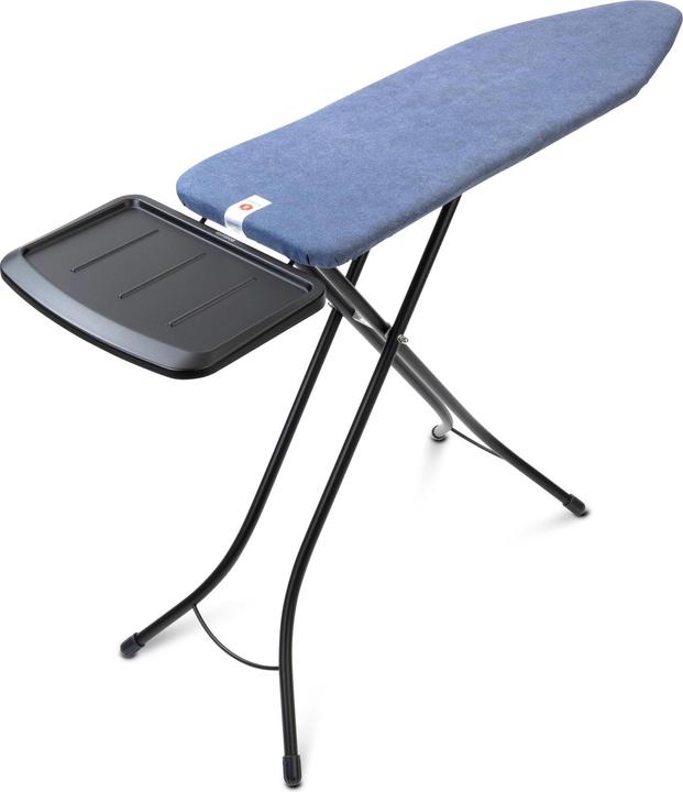 Actual product image Brabantia Ironing board Denim Blue with steam station shelf (124 x 38 cm)