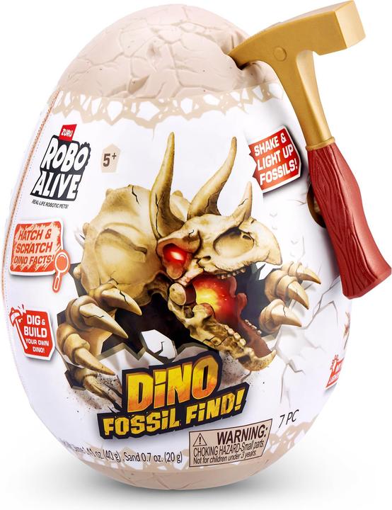 Zuru ROBO ALIVE Dino Fossil Find Mini Surprise Egg ass.