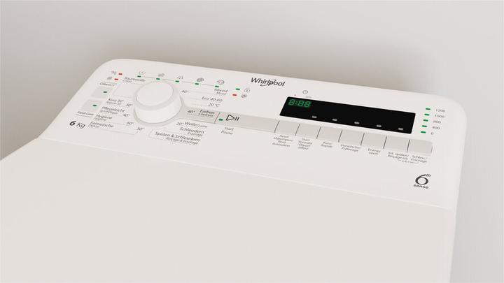 Image du produit Whirlpool TDLR 6230S CH/N (6 kg, Vers le haut)
