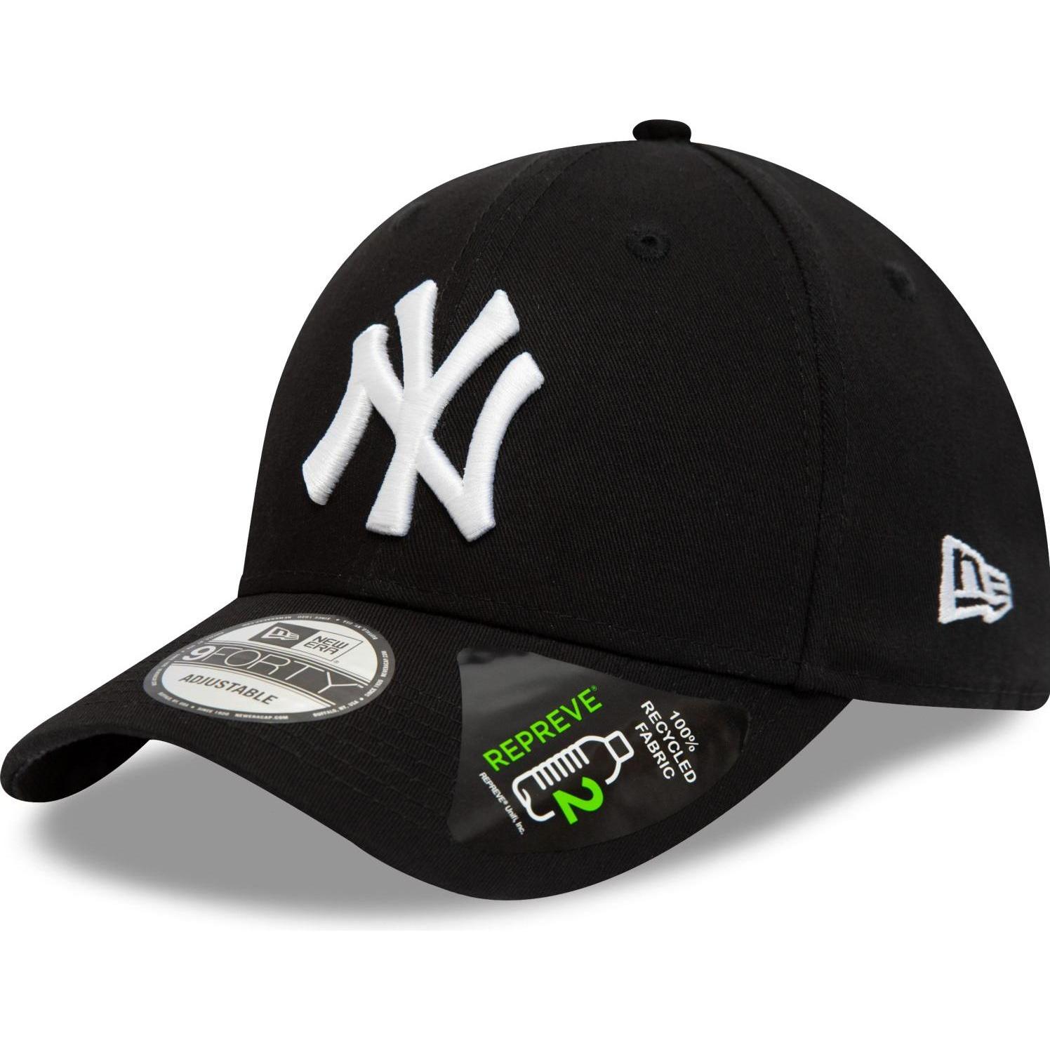 New Era, Herren, Cap, 9Forty Strapback Repreve New York Yankees, Schwarz